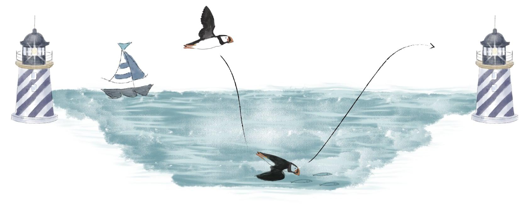 Pafin peer to peer illustration